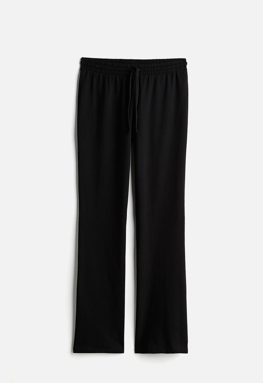H&M - Straight sweatpants - black
