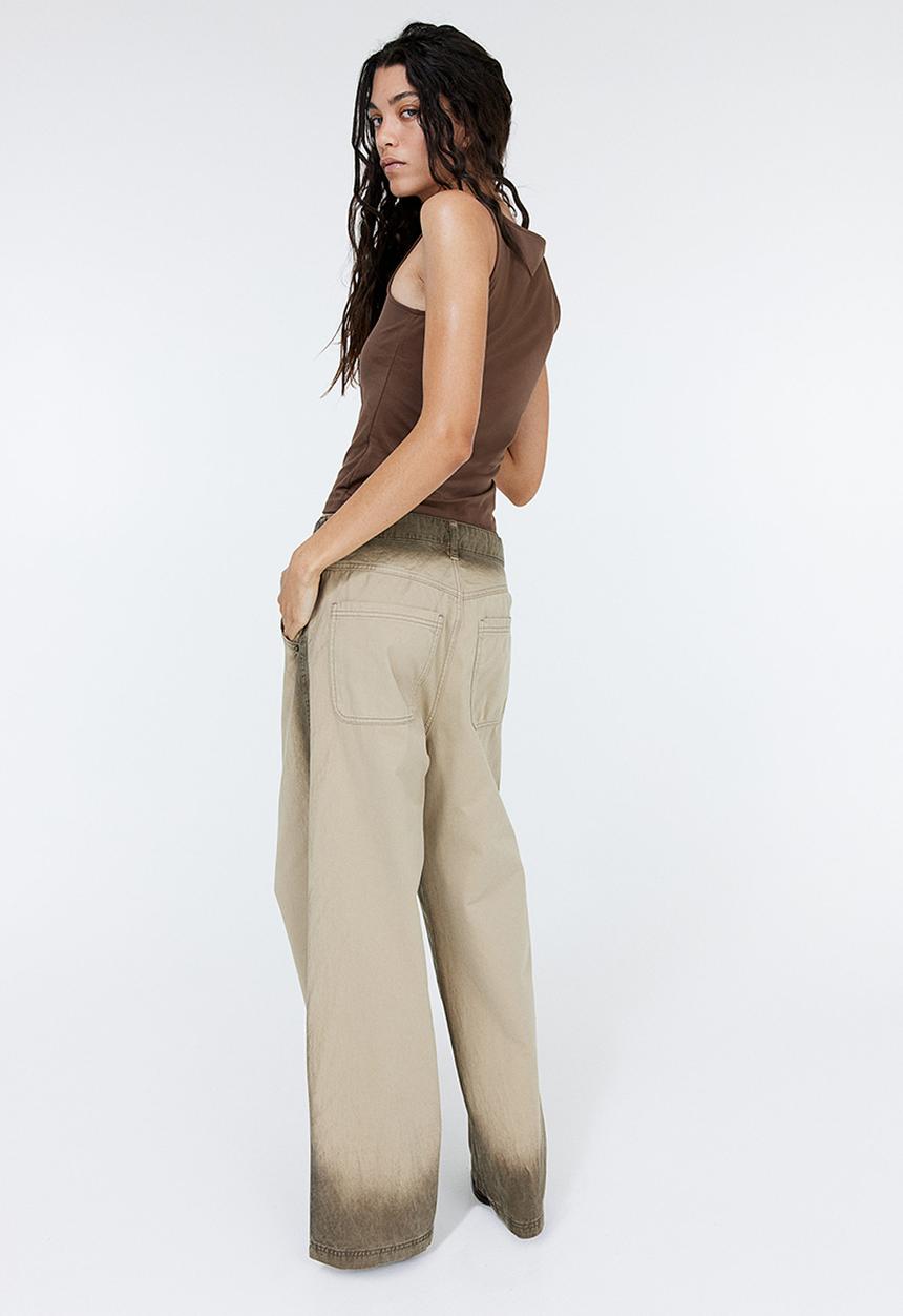 H&M - Square-neck vest top - brown
