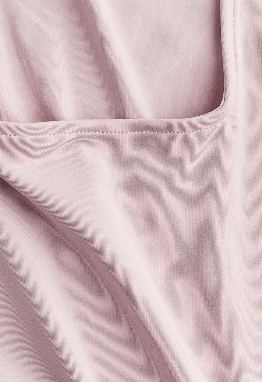 H&M - Square-neck vest top - pink