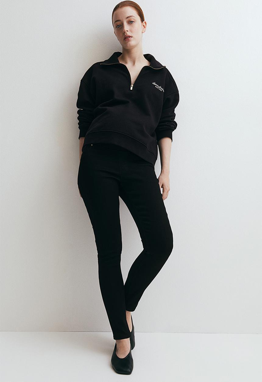 H&M - Mama skinny jeans - black