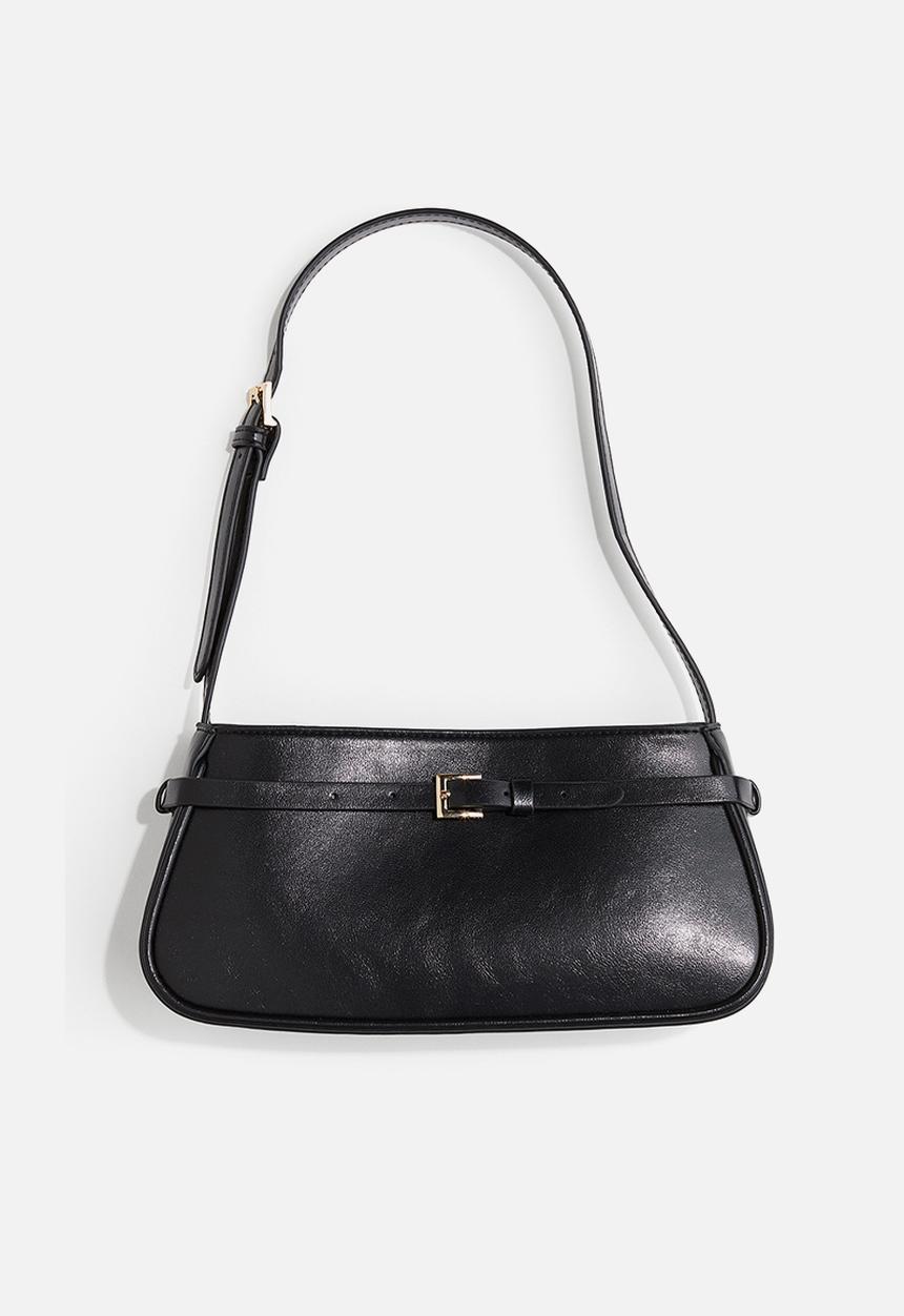H&M - Belt-detail shoulder bag - black