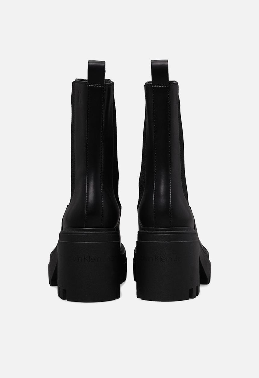 Calvin Klein - Chunky leather chelsea boot - triple black