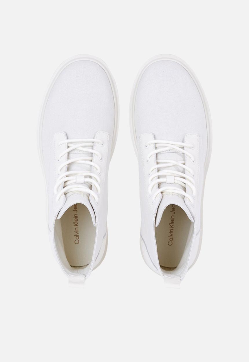 Calvin Klein - Eva Boot Mid Laceup Mix Mtr - white