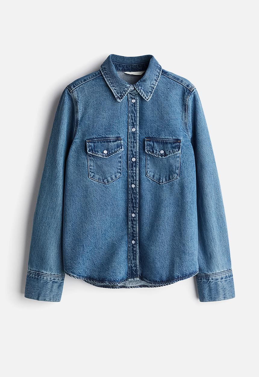H&M - Denim shirt - denim blue