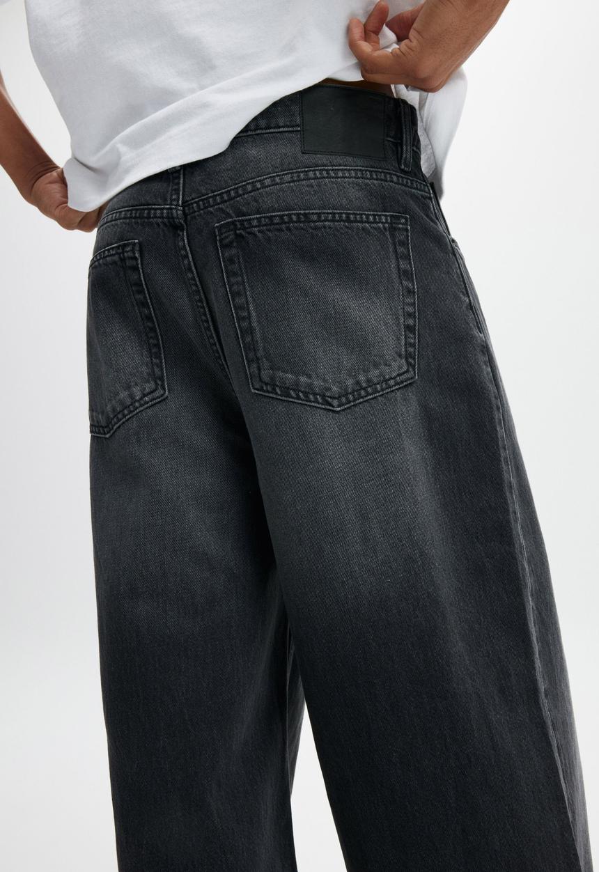 Cotton On - Super baggy jean - y2k washed black