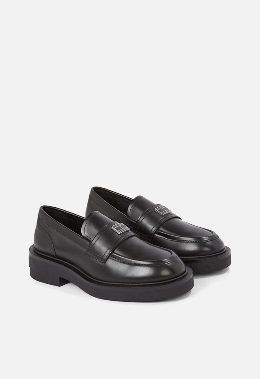 Tommy Hilfiger - Hardwear leather loafer - black