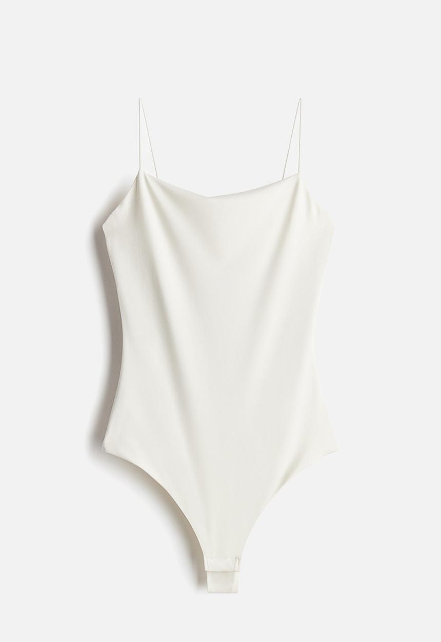 H&M - Strappy thong body - white