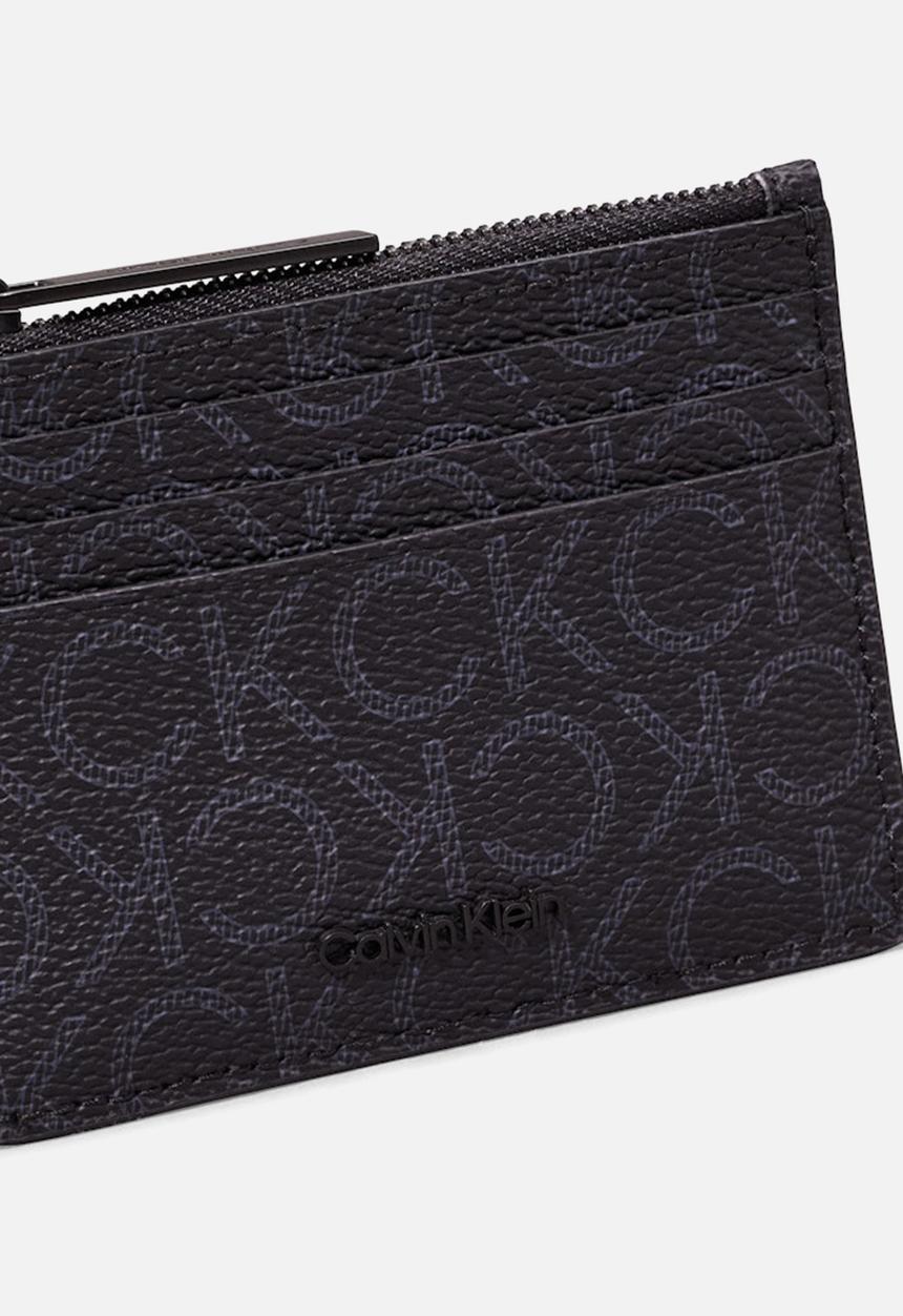 Calvin Klein - Ck Must Mono Cardholder 6Cc Zip - Classic Mono Black
