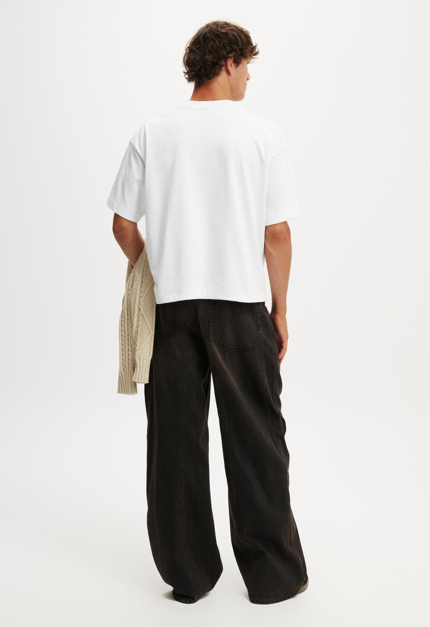 Cotton On - Super Baggy Balloon Jean - Burnt Black