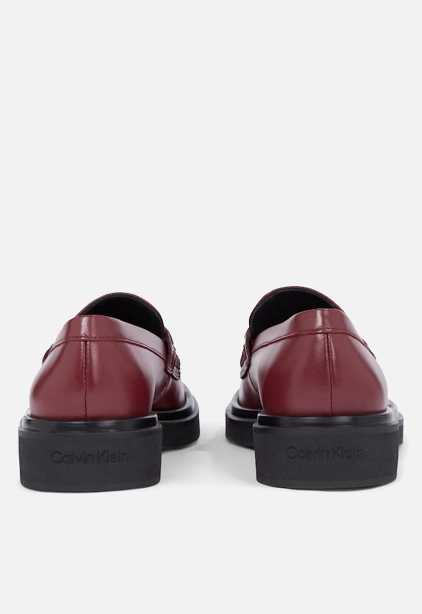 Calvin Klein - Leather loafer - oxblood