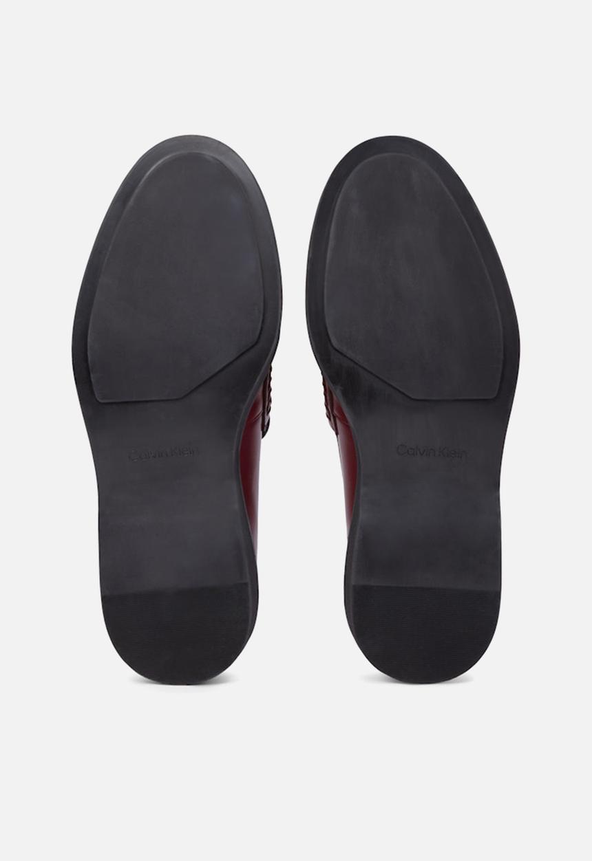 Calvin Klein - Leather loafer - oxblood