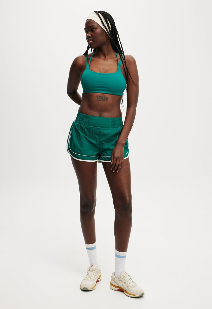 Cotton On - Radiance Panelled Short - Alpine Green/Coconut Milk
