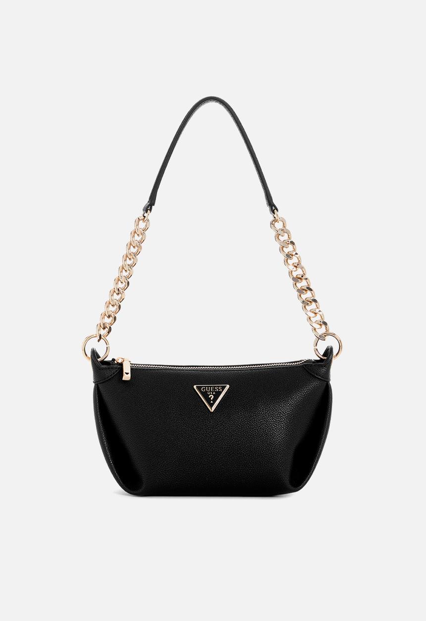 GUESS - Meridian top zip shoulder bag - black
