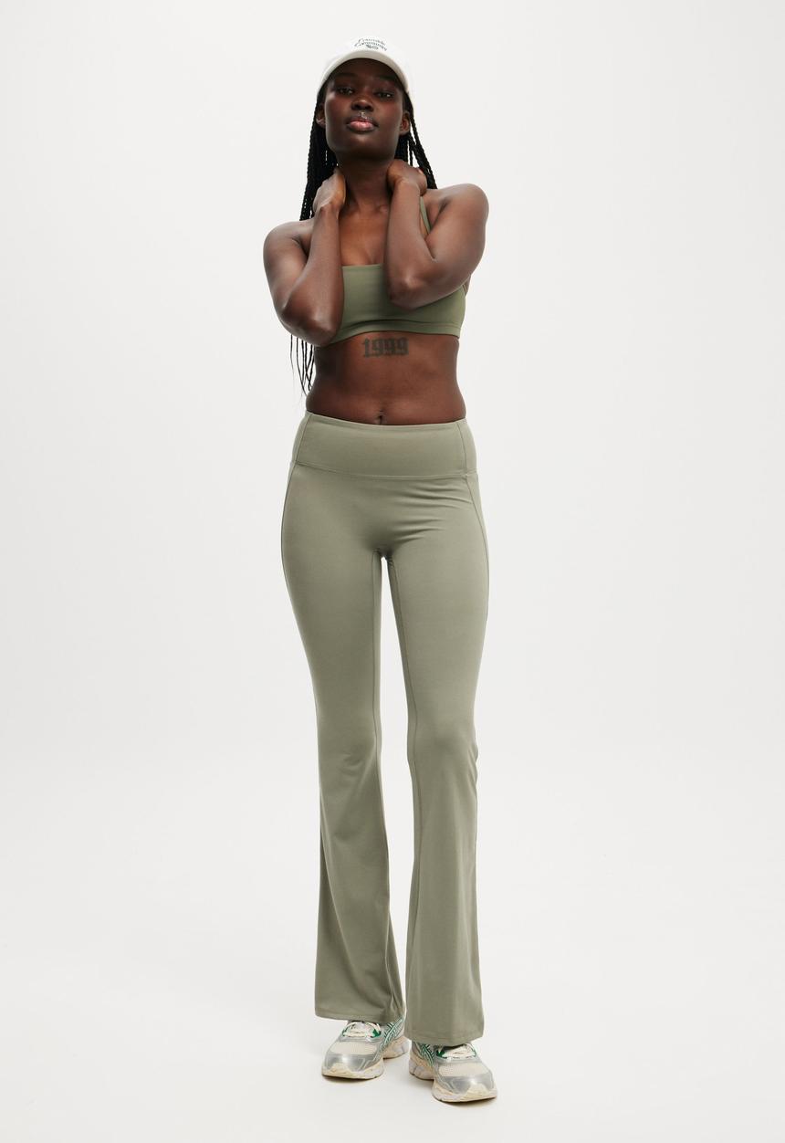 Cotton On - Ultra Soft Studio Flare - Dusty Khaki