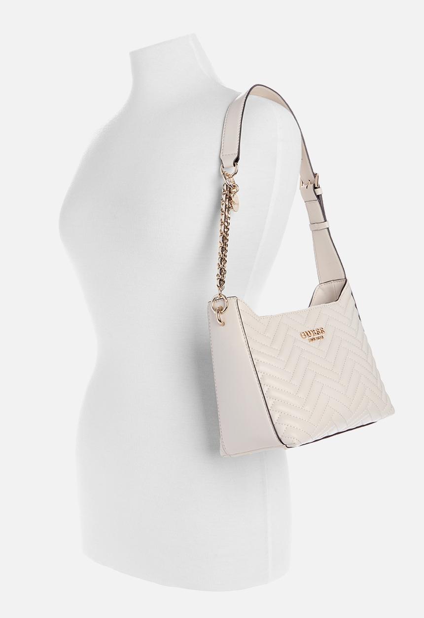 GUESS - Anning shoulder bag - stone