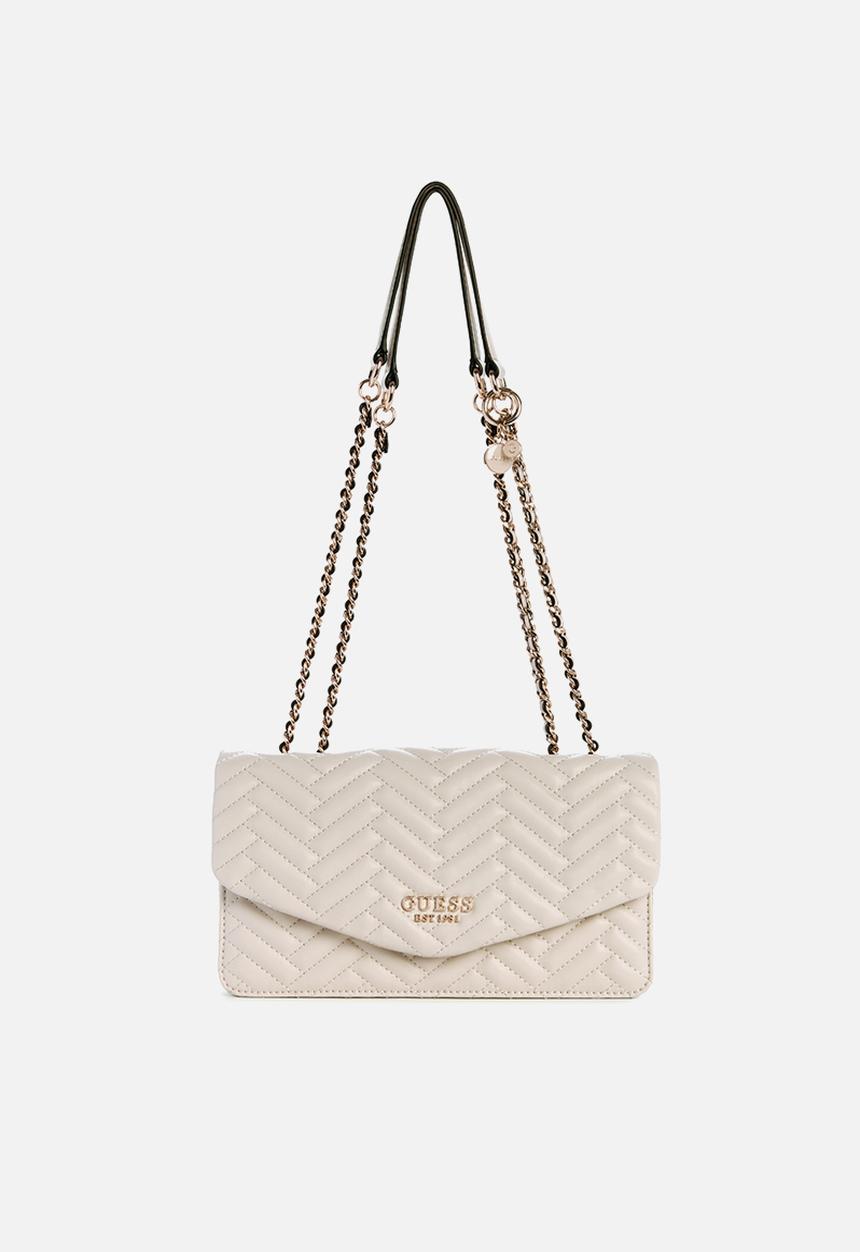 GUESS - Anning convertible crossbody flap - stone