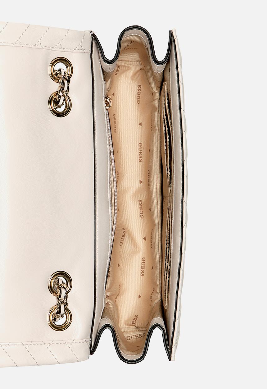 GUESS - Anning convertible crossbody flap - stone