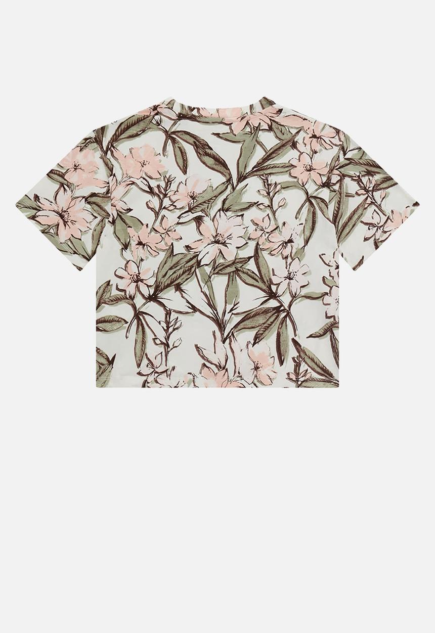 GUESS - Short Sleeve T-shirt - flower white combo