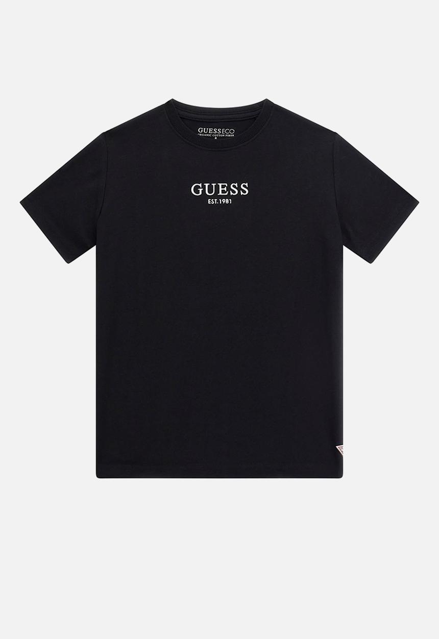 GUESS - Short sleeve T-shirt - jet black a996