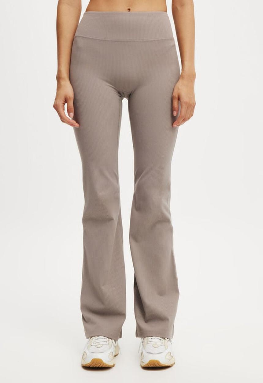 Cotton On - Reform Rib Flare - All Spice