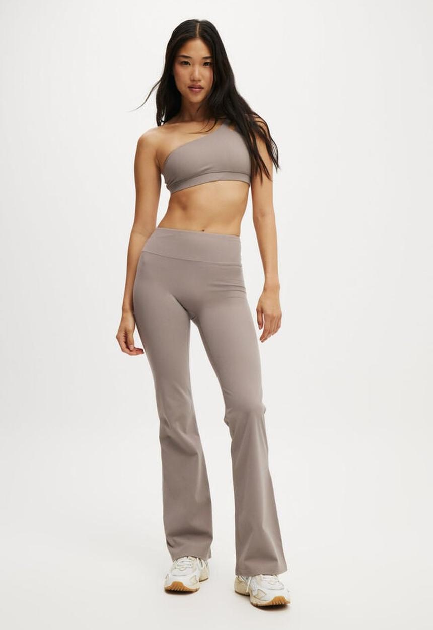 Cotton On - Reform Rib Flare - All Spice