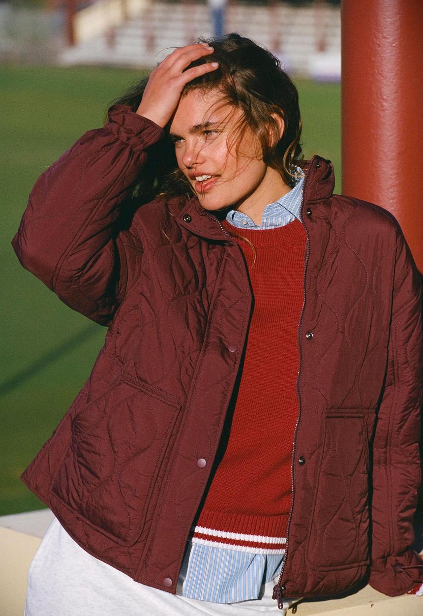 Cotton On - Warm Up Relaxed Lightweight Jacket - Dark Oak