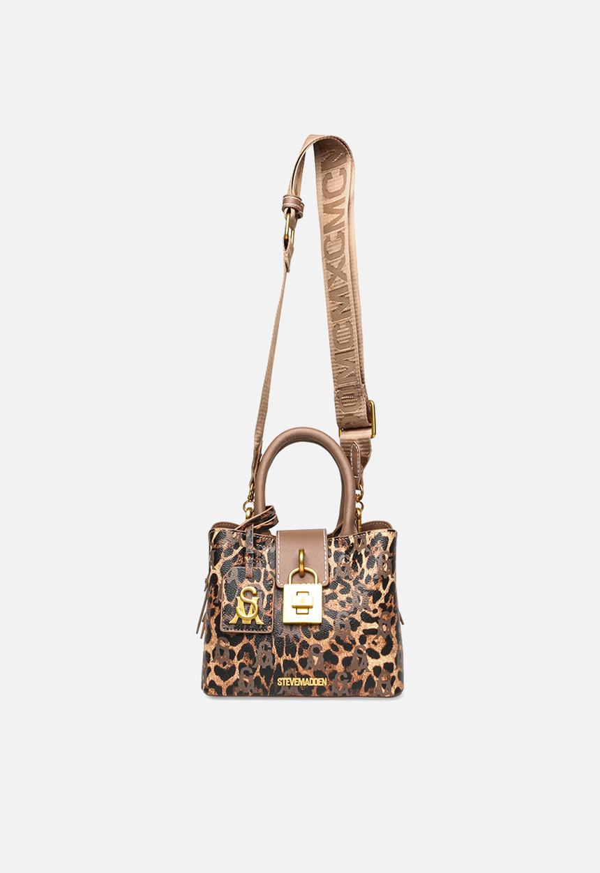 Steve Madden - Btenor top handle bag-leopard print