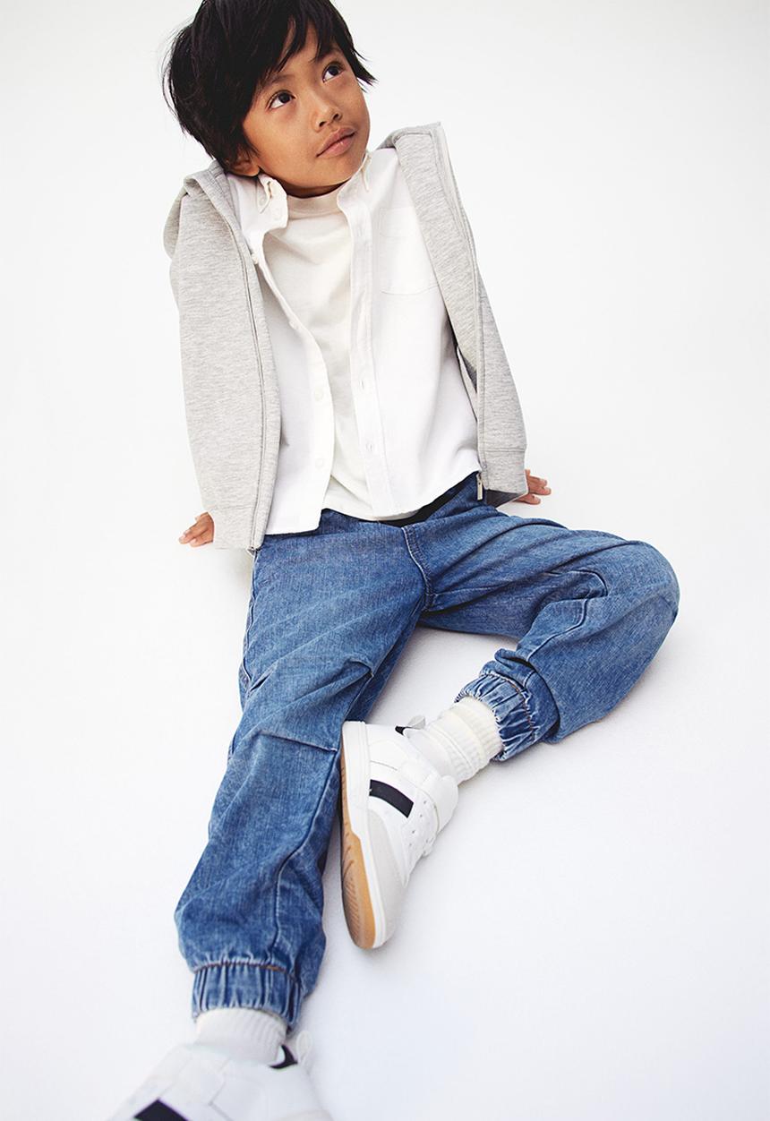 H&M - Twill joggers - blue