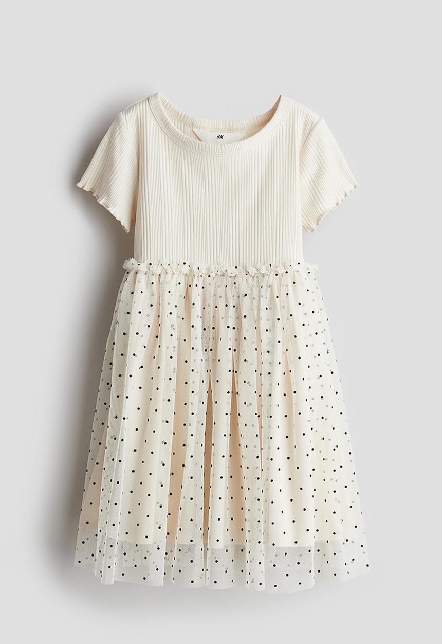 H&M - Tulle dress - white,multi