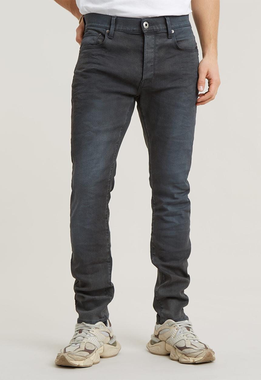 G-STAR - Slim 3301 jeans - Lomer grey dark aged cobler