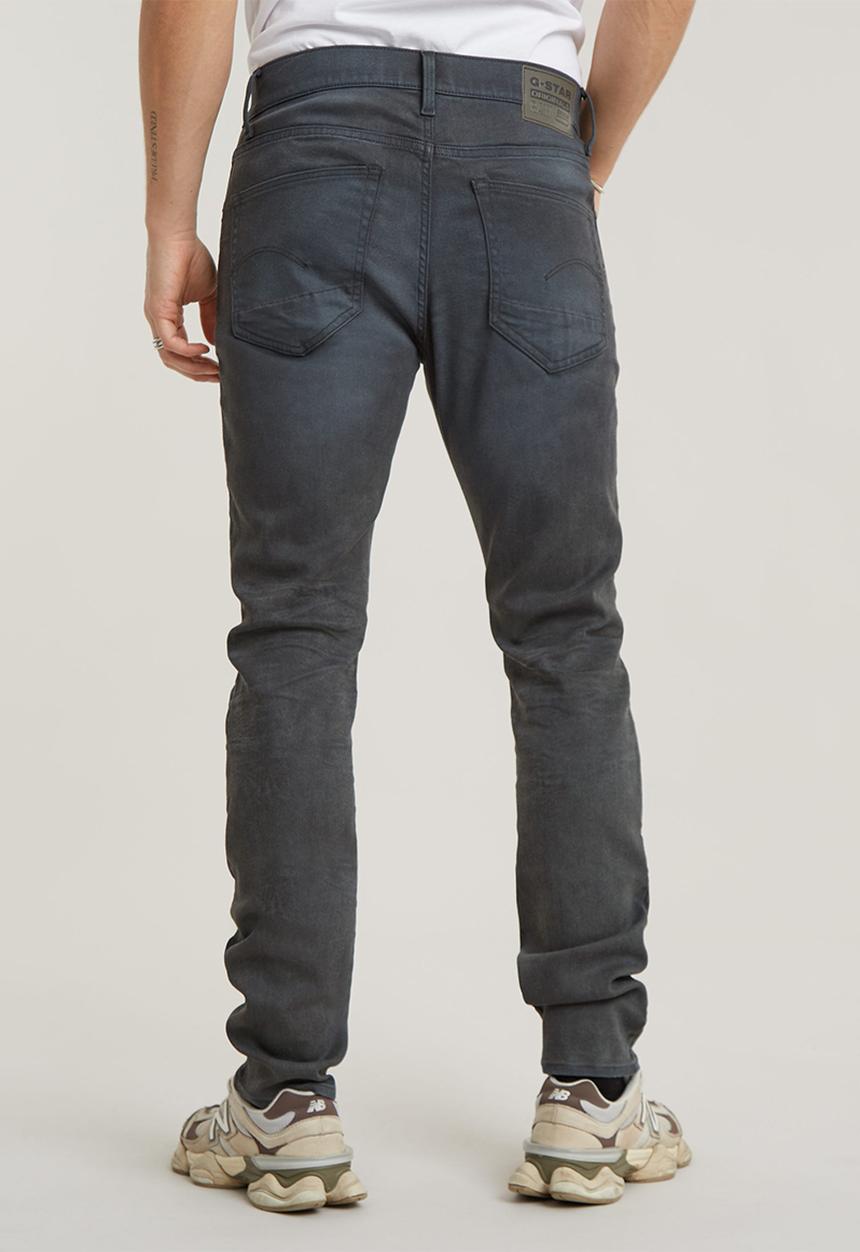 G-STAR - Slim 3301 jeans - Lomer grey dark aged cobler