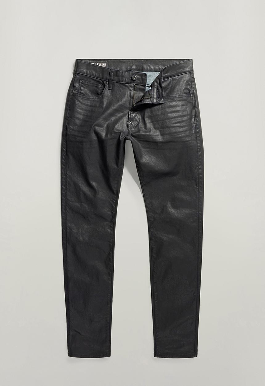G-STAR - Revend Skinny Black pintt stretch denim - 3D dark aged