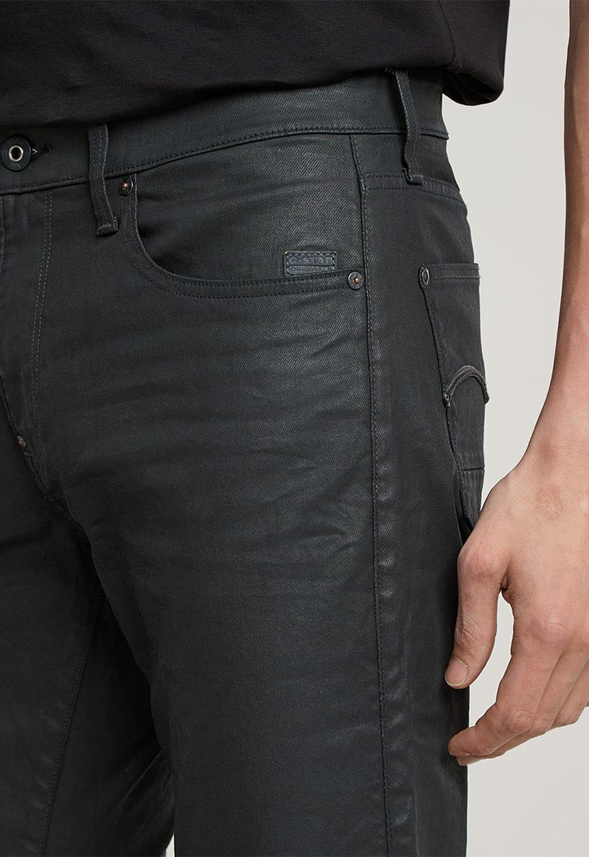 G-STAR - Revend Skinny Black pintt stretch denim - 3D dark aged