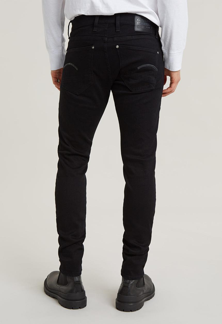 G-STAR - Revend skinny - Elto nero black f superstretch
