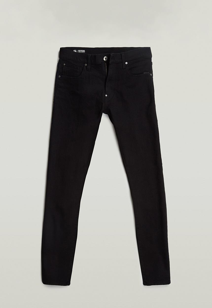 G-STAR - Revend skinny - Elto nero black f superstretch