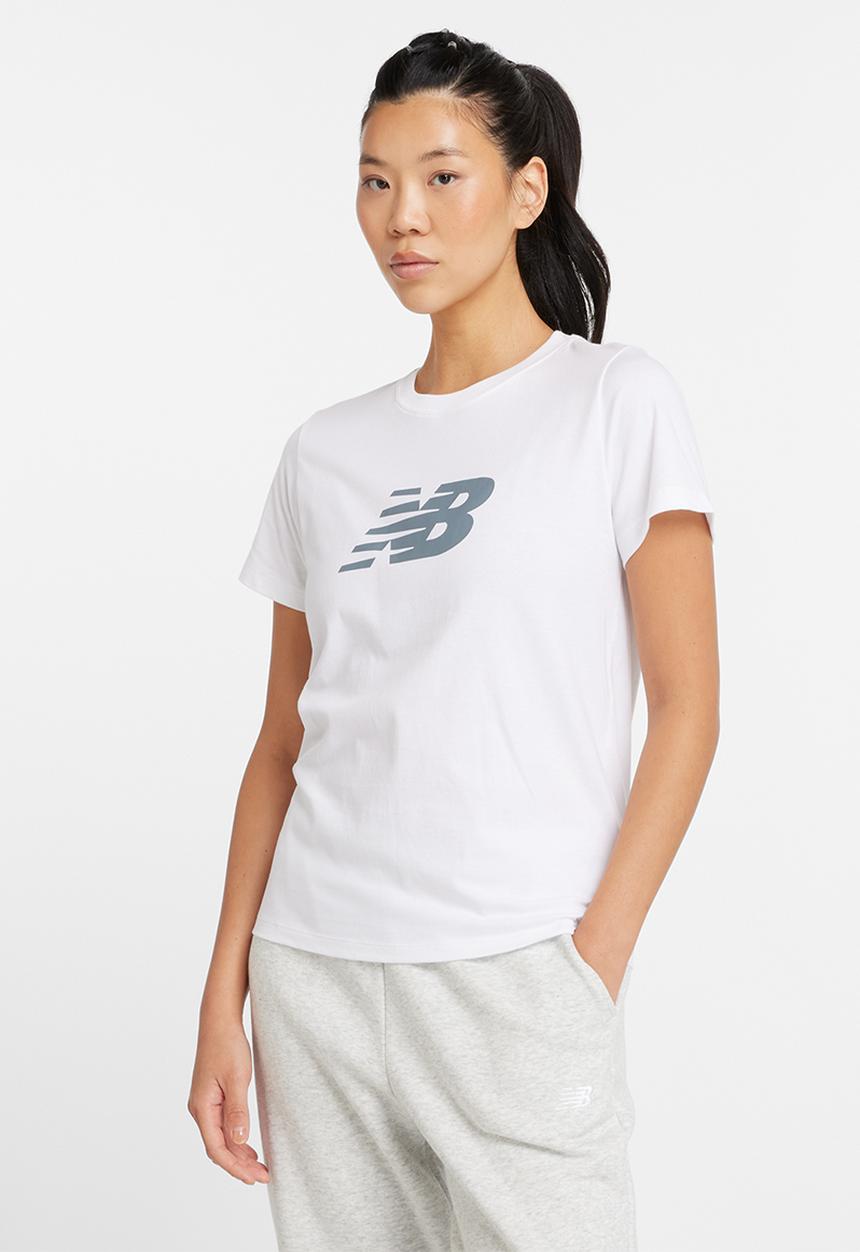 New Balance  - NB Sport Logo Tee-White