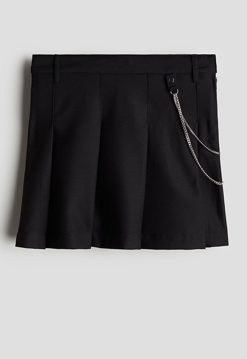 H&M - Pleated skirt - black