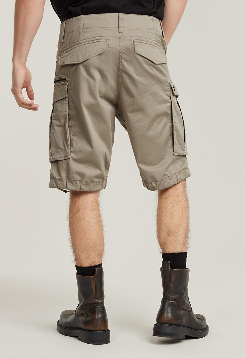 G-STAR - Rovic zip relaxed 1\2 Premium micro str twill short - dune