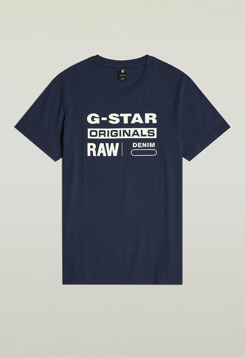 G-STAR - Graphic 8 r t s\s - sartho blue