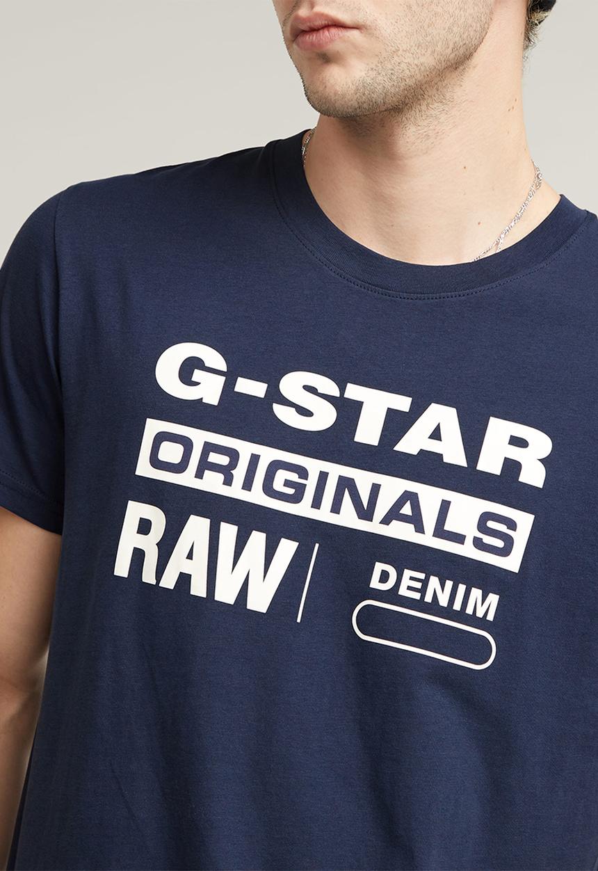G-STAR - Graphic 8 r t s\s - sartho blue