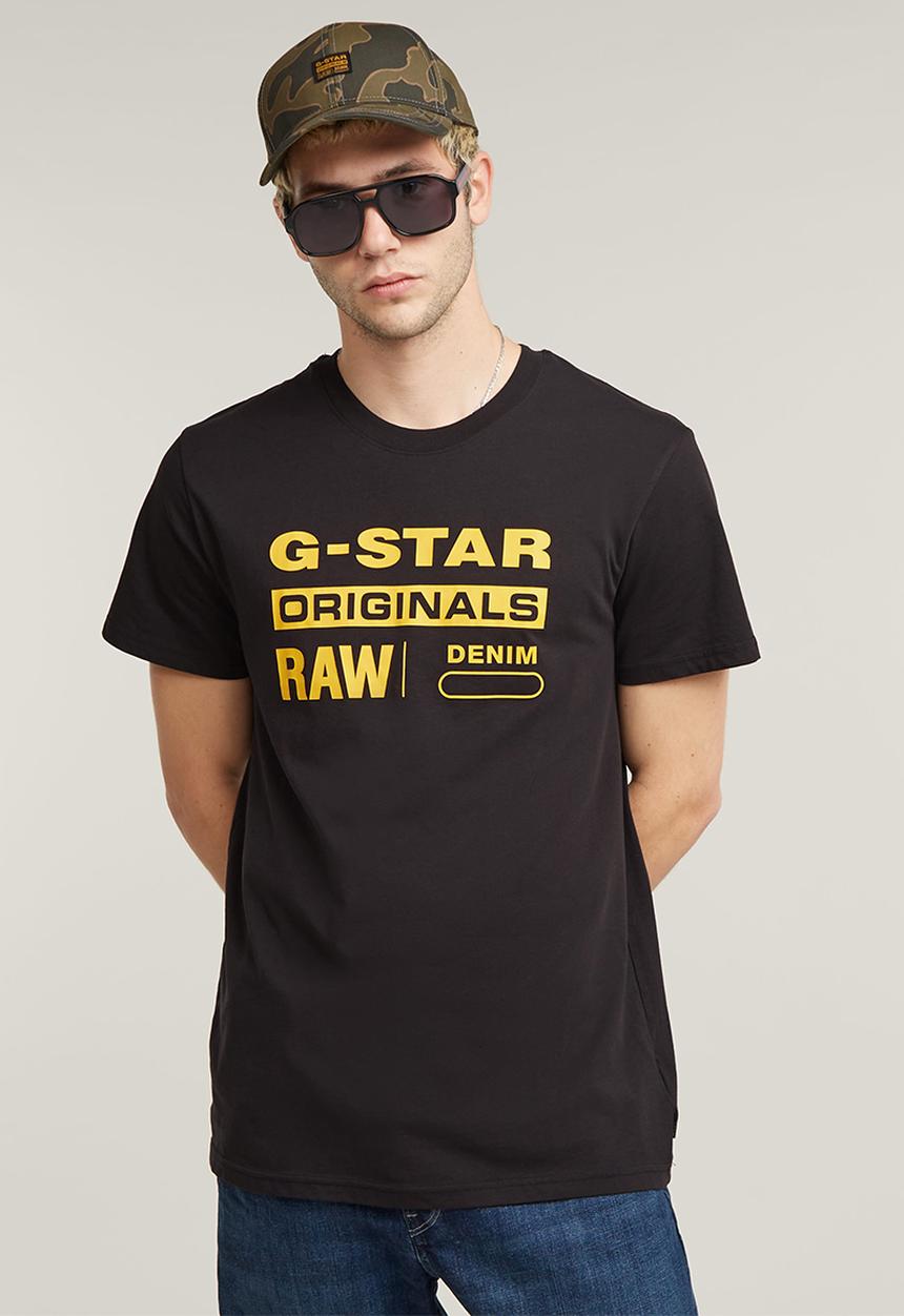 G-STAR - Graphic 8 r t s\s - dark black