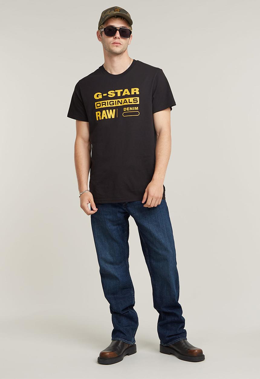 G-STAR - Graphic 8 r t s\s - dark black