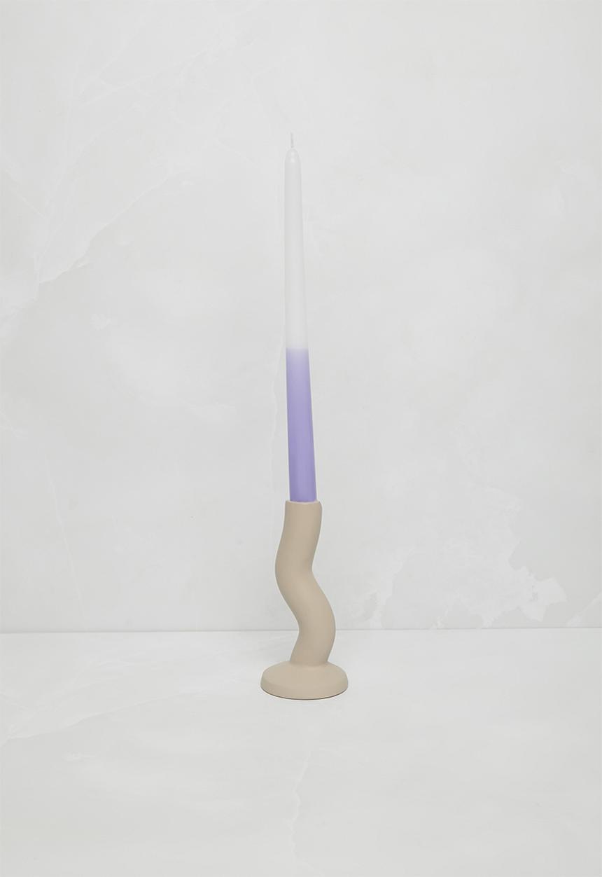 Sixth Floor - Set 4 Dip Dye Candles - Lilac
