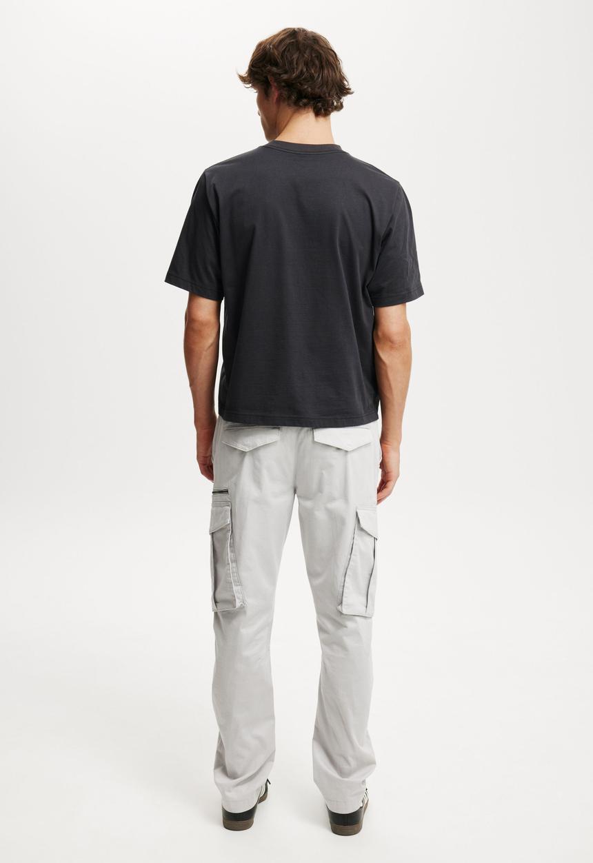Cotton On - Slim Engineered Cargo Pant - Ice Grey