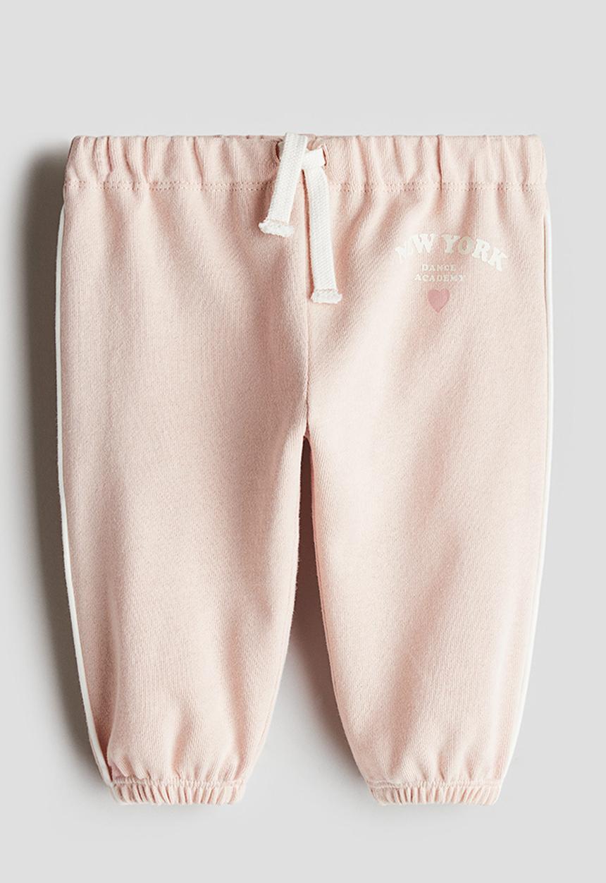 H&M - Sweatshirt joggers - light pink new york
