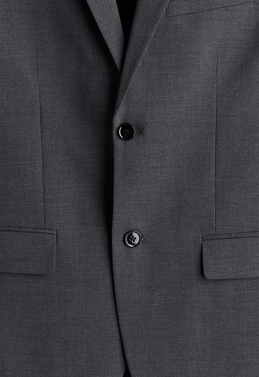 H&M - Slim fit single-breasted jacket - dark grey
