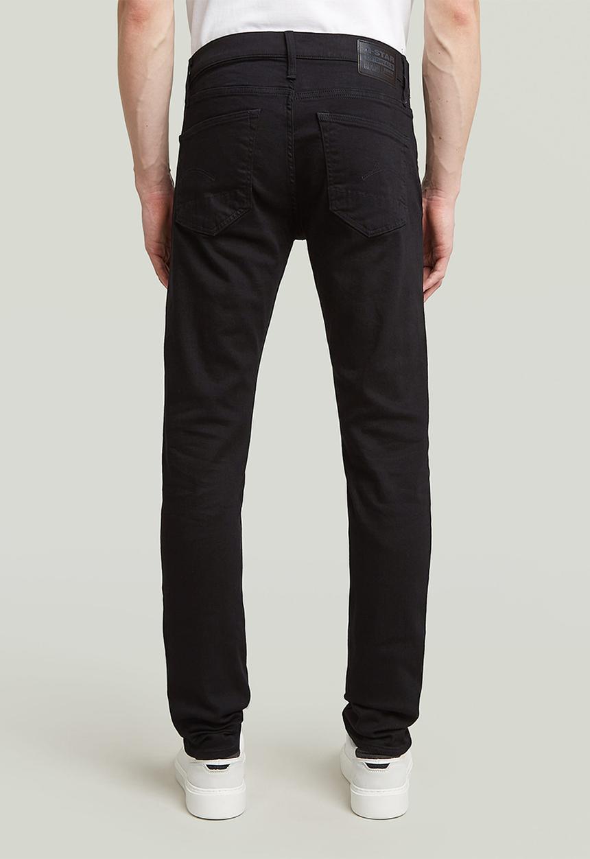 G-STAR - 3301 slim fit elto nero superstretch - pitch black