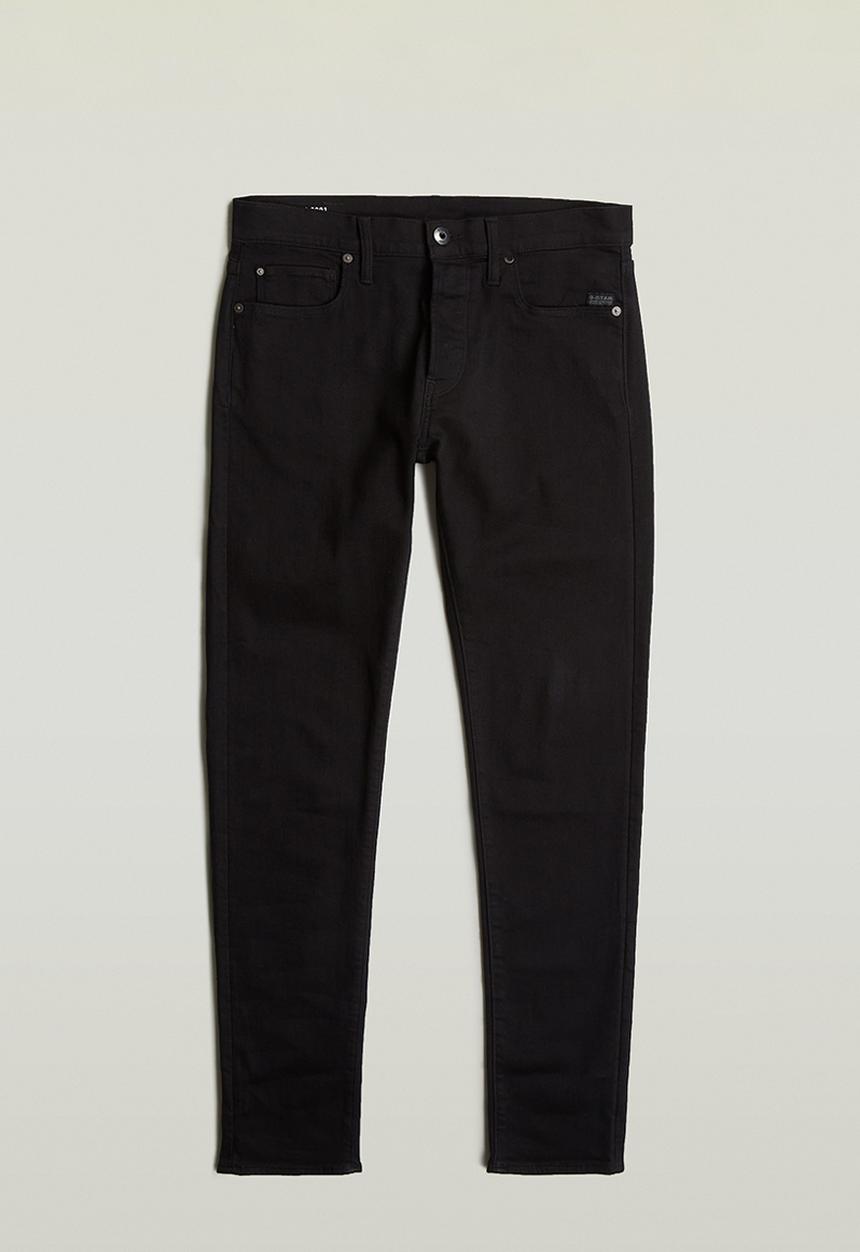 G-STAR - 3301 slim fit elto nero superstretch - pitch black