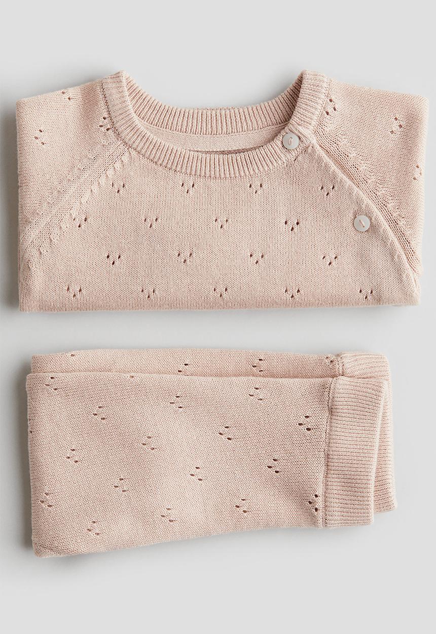 H&M - 2-piece cotton set - pink