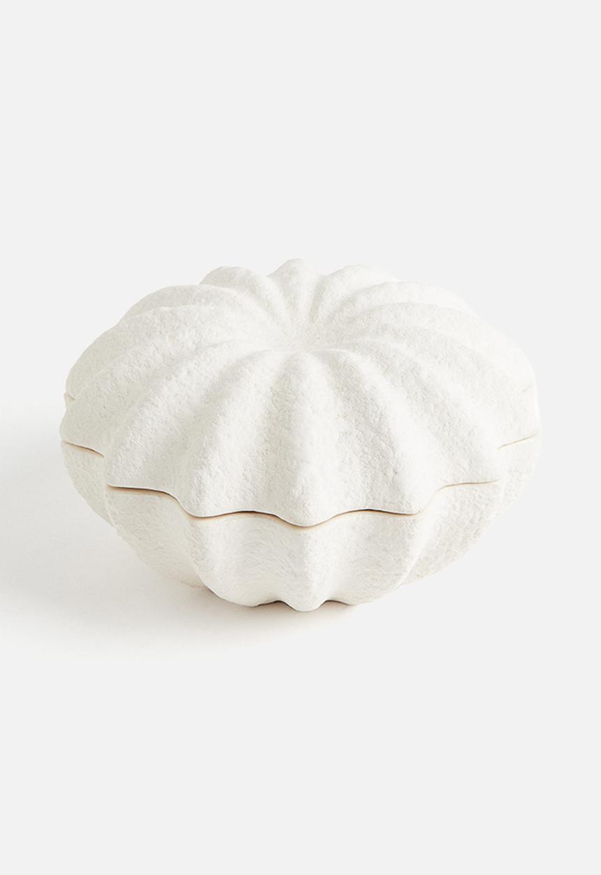 H&M - Stoneware box - white